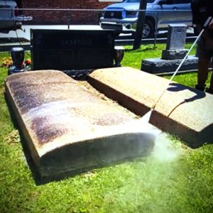 how to clean gravestones Slovenia