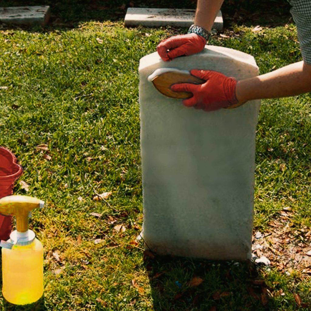 how to clean headstones Slovenia